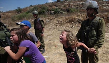 brutalidad israeli contra la infancia